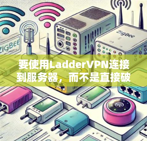 要使用LadderVPN连接到服务器，而不是直接破解，你可以按照以下步骤操作